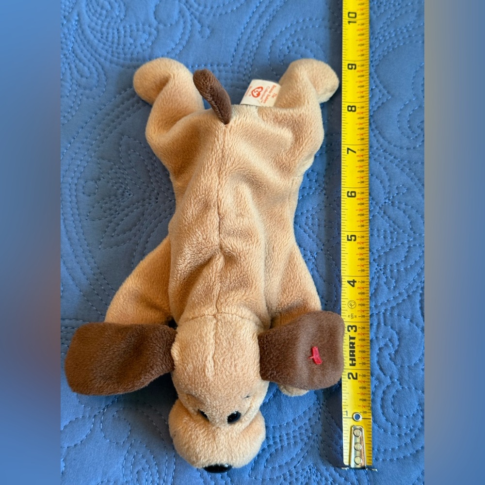Vintage Ty The Beanie Babies "Bones" the Dog from 1993 - Picture 9 of 10